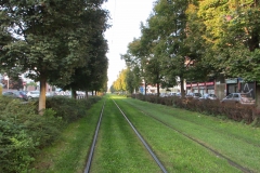 Трамвайные пути рядом с центром города